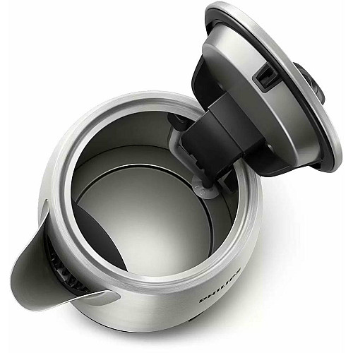 Электрочайник Philips Viva Collection 1.7л, LED подсветка, серебристо-черный