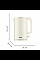 Электрочайник Tefal Thermo Protect, 1.5л, пластик, нержавеющая сталь, светло-бежевый