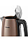 Электрочайник Philips Viva Collection 1.7л, металл, LED подсветка, медно-черный