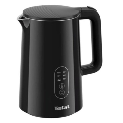 Електрочайник Tefal Thermo Protect Control 1.5л, Strix, з подвійними стінками, 6 темп.реж, чорний