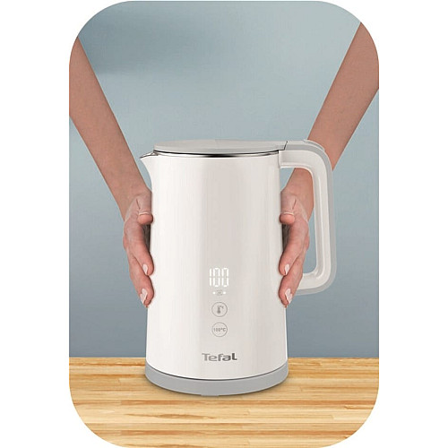 Электрочайник Tefal Sense kettle 1.7л, Strix, с двойными стенками, 5 темп.реж, черный