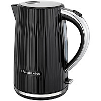 Електрочайник Russell Hobbs Eden, 1.7л, нержавіюча сталь, пластик, чорний