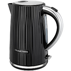 Електрочайник Russell Hobbs Eden, 1.7л, нержавіюча сталь, пластик, чорний