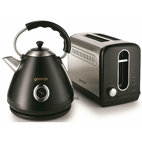 Електрочайник Gorenje 1.7л, пластик, чорний