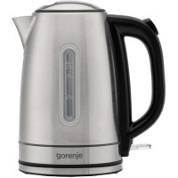 Электрочайник Gorenje 1.7л, Strix-контроль, металл, нерж
