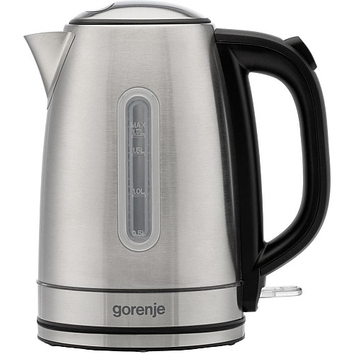 Електрочайник Gorenje 1.7л, Strix-контроль, метал, нерж
