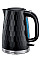 Електрочайник Russell Hobbs Honeycomb 1.7л, пластик, чорний