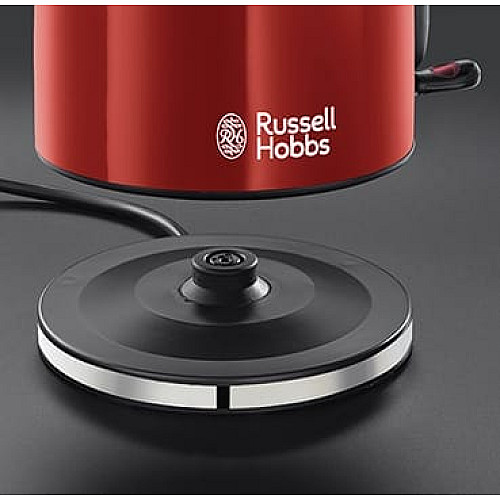 Электрочайник Russell Hobbs Colours Plus 1.7л, металл, красно-черный
