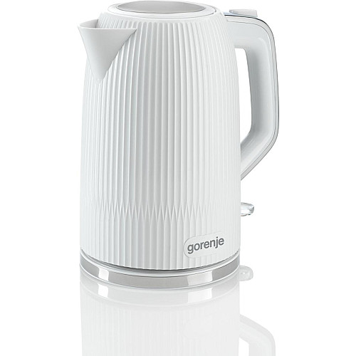 Електрочайник Gorenje 1.7л, Strix-контроль, білий матовий