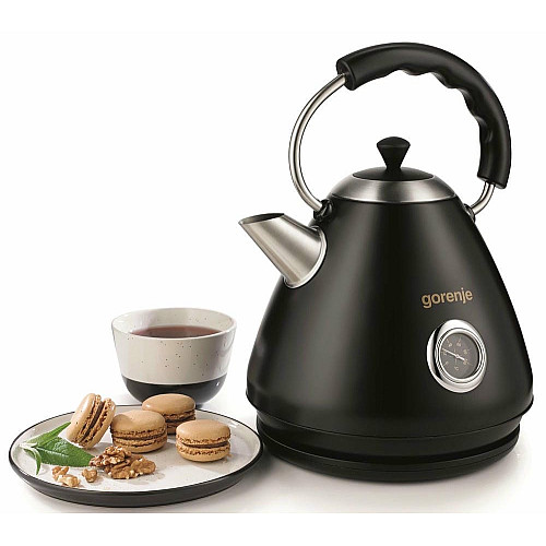 Електрочайник Gorenje 1.7л, пластик, чорний