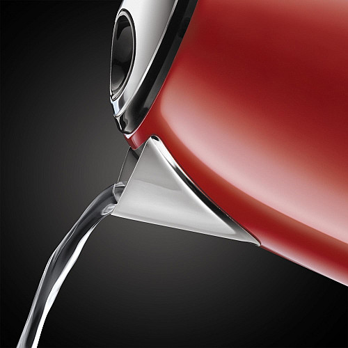 Електрочайник Russell Hobbs Colours Plus Mini 1л, метал, червоно-чорний