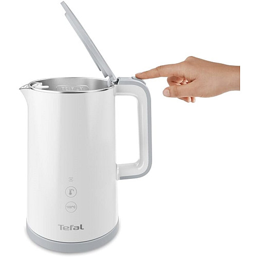 Электрочайник Tefal Sense kettle 1.7л, Strix, с двойными стенками, 5 темп.реж, черный