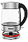 Электрочайник Tefal Glass Kettle 1.7л, стекло, с подсветкой, серебристо-черный