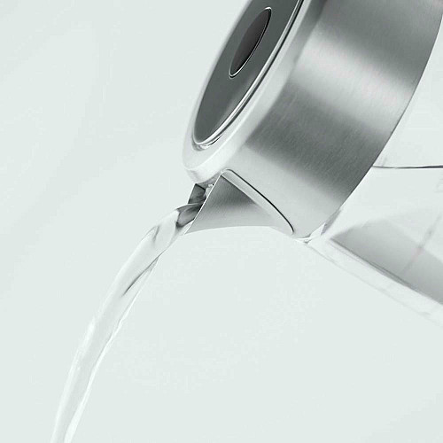 Электрочайник Russell Hobbs Compact Home 0.8л, стекло, подсветка, серебристо-черный