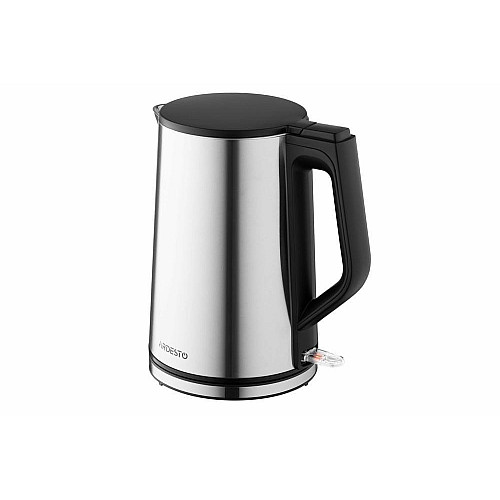 Электрочайник ARDESTO Steel Collection 1.5л, двойные стенки, серебристый