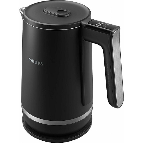 Электрочайник Philips Series 7000, Strix, с двойными стенками, 6 темп.реж, черный