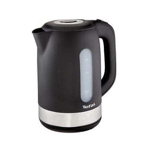 Електрочайник Tefal Snow 1.7л, Strix, пластик, сріблясто-чорний