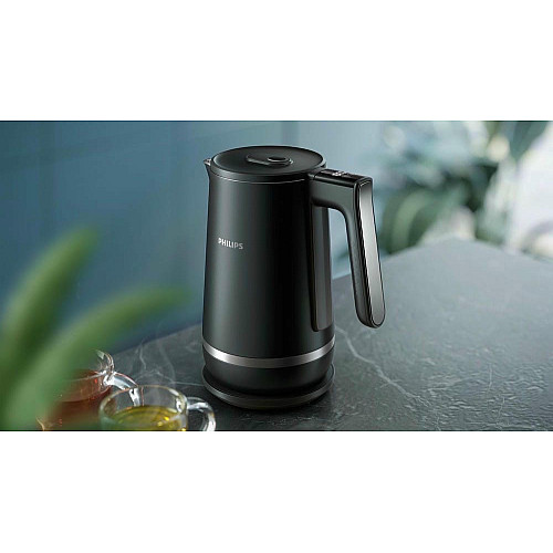 Электрочайник Philips Series 7000, Strix, с двойными стенками, 6 темп.реж, черный