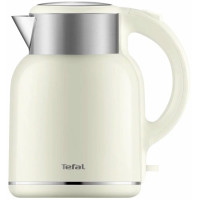 Электрочайник Tefal Thermo Protect XL, 1.9л, пластик, нержавеющая сталь, бежевый