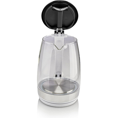 Электрочайник Gorenje 1.7л, 2,200 Вт, strix контроль, стекло, белый