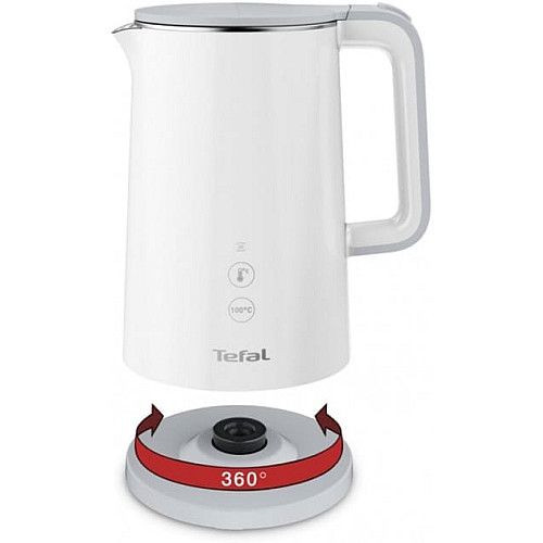Электрочайник Tefal Sense kettle 1.7л, Strix, с двойными стенками, 5 темп.реж, черный