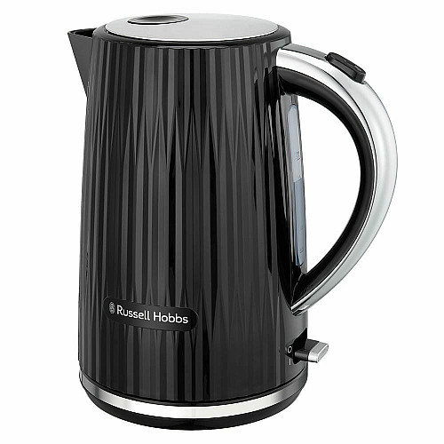 Електрочайник Russell Hobbs Eden, 1.7л, нержавіюча сталь, пластик, чорний