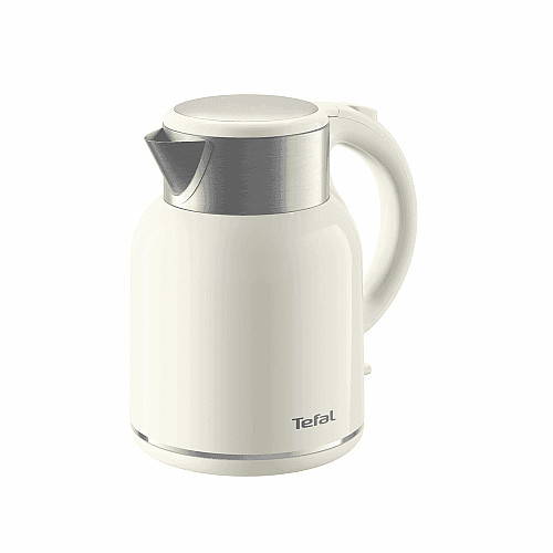 Электрочайник Tefal Thermo Protect XL, 1.9л, пластик, нержавеющая сталь, бежевый