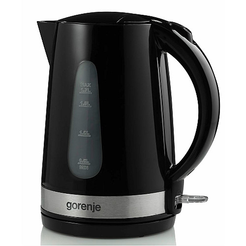 Електрочайник Gorenje, 1,7л, пластик, чорний
