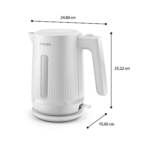 Електрочайник Philips Series 3000, 1,7л., Strix, пластик, білий