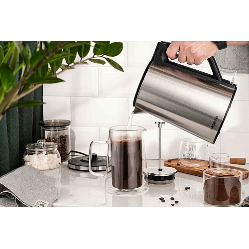 Электрочайник ARDESTO Steel Collection 1.5л, двойные стенки, серебристый