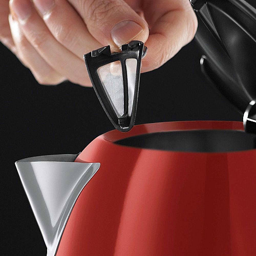 Электрочайник Russell Hobbs Colours Plus 1.7л, металл, красно-черный