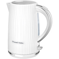 Електрочайник Russell Hobbs Eden, 1.7л, нержавіюча сталь, пластик, білий