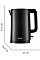 Електрочайник Tefal Thermo Protect, 1.5л, пластик, нержавіюча сталь, чорний