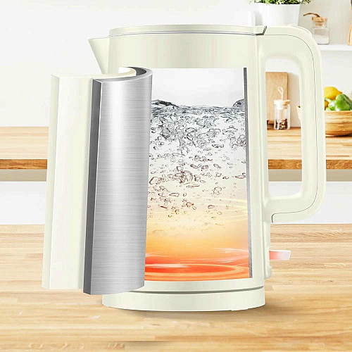 Электрочайник Tefal Thermo Protect, 1.5л, пластик, нержавеющая сталь, светло-бежевый