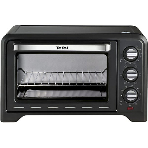 Печь электрическая Tefal Optimo, 19л, 1380Вт, механич., гриль, конвенция, черный