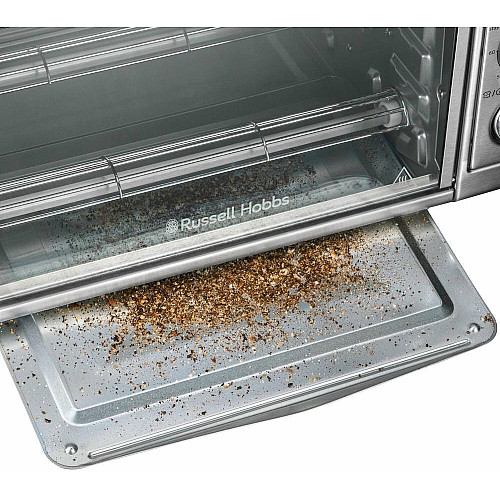 Печь электрическая Russell Hobbs Air Fry Mini Oven, 12.6л, 1500Вт, механич., гриль, конвенция, серая
