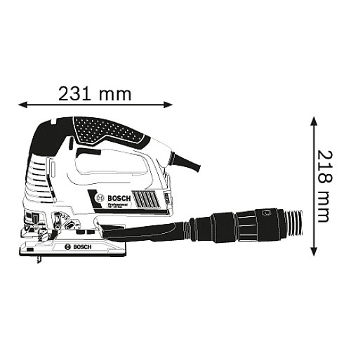 Лобзик Bosch Professional GST 160 BCE 800Вт 800-3000об/хв 2.3кг