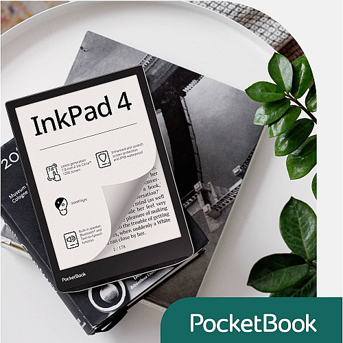 Електронна книга PocketBook 743G InkPad 4, Stardust Silver