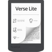 Електронна книга PocketBook 619 Verse Lite, Midnight Grey