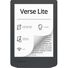 Електронна книга PocketBook 619 Verse Lite, Midnight Grey