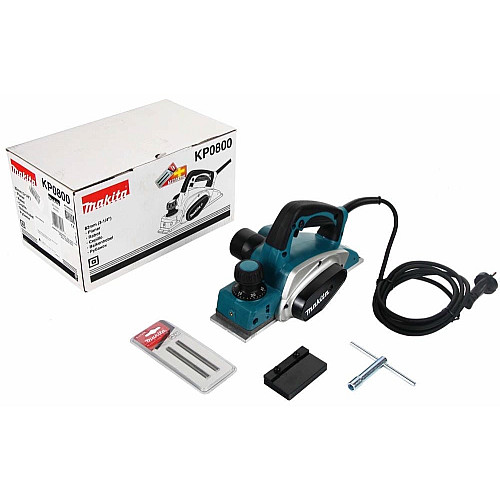 Рубанок Makita KP0800 620Вт 82мм стругання до 2.5мм 2.6кг