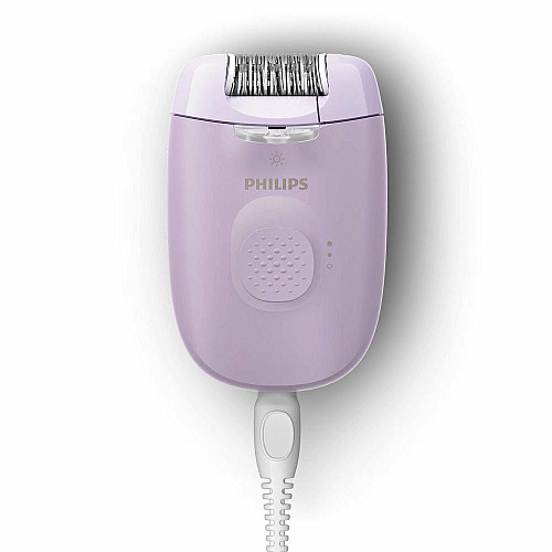 Эпилятор Philips Series 2000 дисковый, от сети, сух., насадок-3, с подсветкой, фиолетовый
