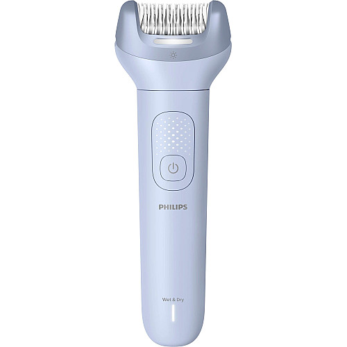 Эпилятор Philips Series 8000 дисковый, аккумул., пинцет.-32, влажн.+сух., насадок-4, чехол бело-голубой