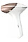 Фотоэпилятор Philips Lumea IPL 9900 Series, аккумуляторный, кол-во вспышки.-450000, 2-4 см2, насадок-3, футляр, бело-золотой.