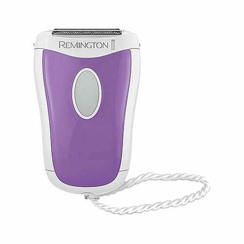 Бритва электр. Remington сетчатая Smooth & Silky, АААx2, сух.+влажн., женский триммер, бело-фиолетовый
