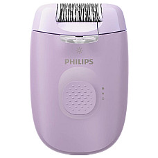 Епілятор Philips Series 2000 дисковий, від мережі, сух., насадок-3, з підсвіткою, фіолетовий