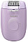 Эпилятор Philips Series 2000 дисковый, от сети, сух., насадок-3, с подсветкой, фиолетовый
