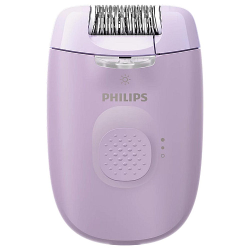 Эпилятор Philips Series 2000 дисковый, от сети, сух., насадок-3, с подсветкой, фиолетовый