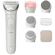 Епілятор Philips Series 9900 дисковий, аккумул., пінцет.-32, волог.+сух., насадок-6, футляр, білий