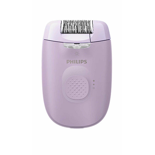 Эпилятор Philips Series 2000 дисковый, от сети, сух., насадок-3, с подсветкой, фиолетовый